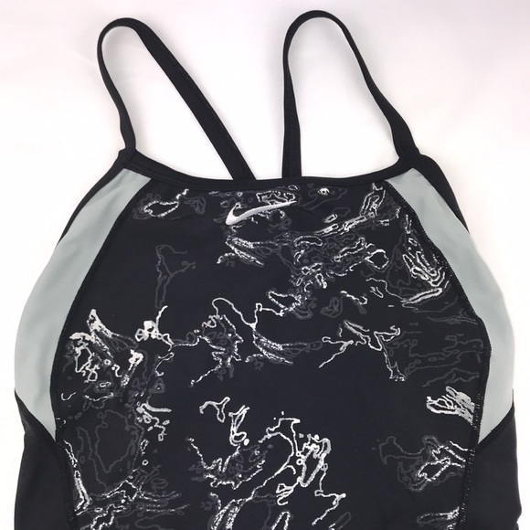 Nike Athletic One Piece Swimsuit Sz:10 - Picture 3 of 13